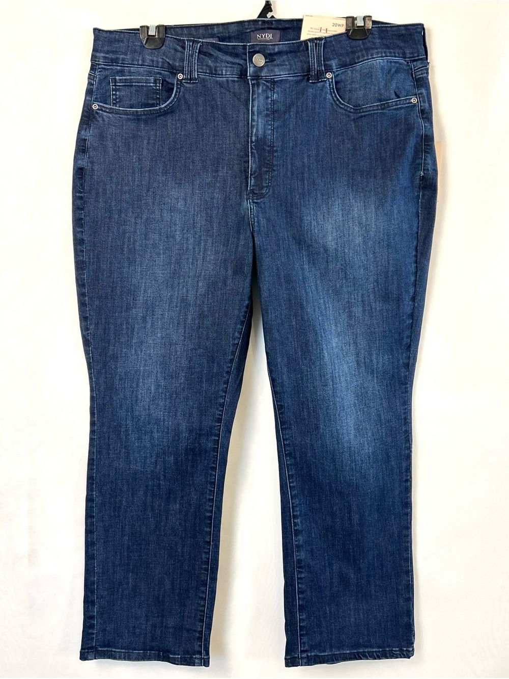 New NYDJ Women’s Marilyn Straight Leg Stretch Jeans / Size 20W Petite